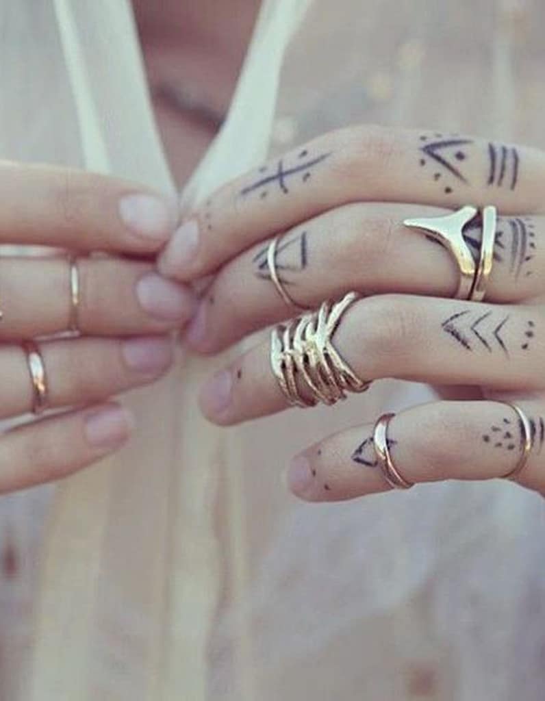 34 idées de tatouages doigt homme/femme • Signification ...