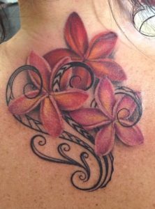 Tatouage fleur maorie dessin