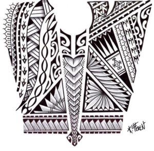 Tatouage de maorie dessin