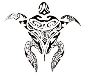 Tatouage tortue maorie